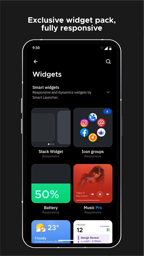 Smart Launcher 6 — скриншот 3