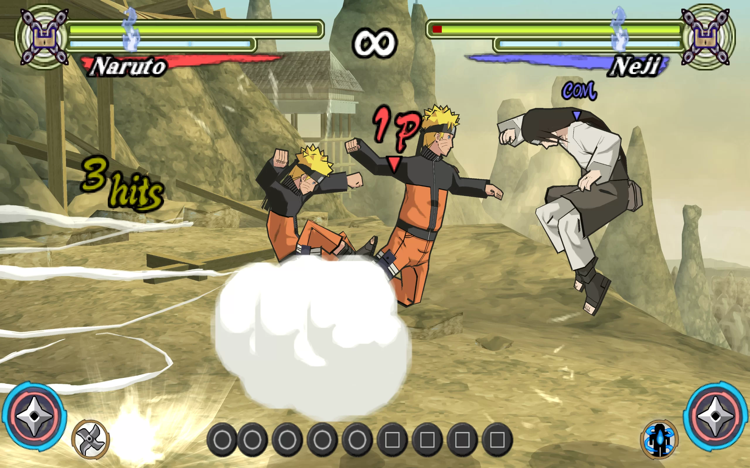 Naruto Shippuden: Ultimate Ninja Heroes 3 — скриншот 1