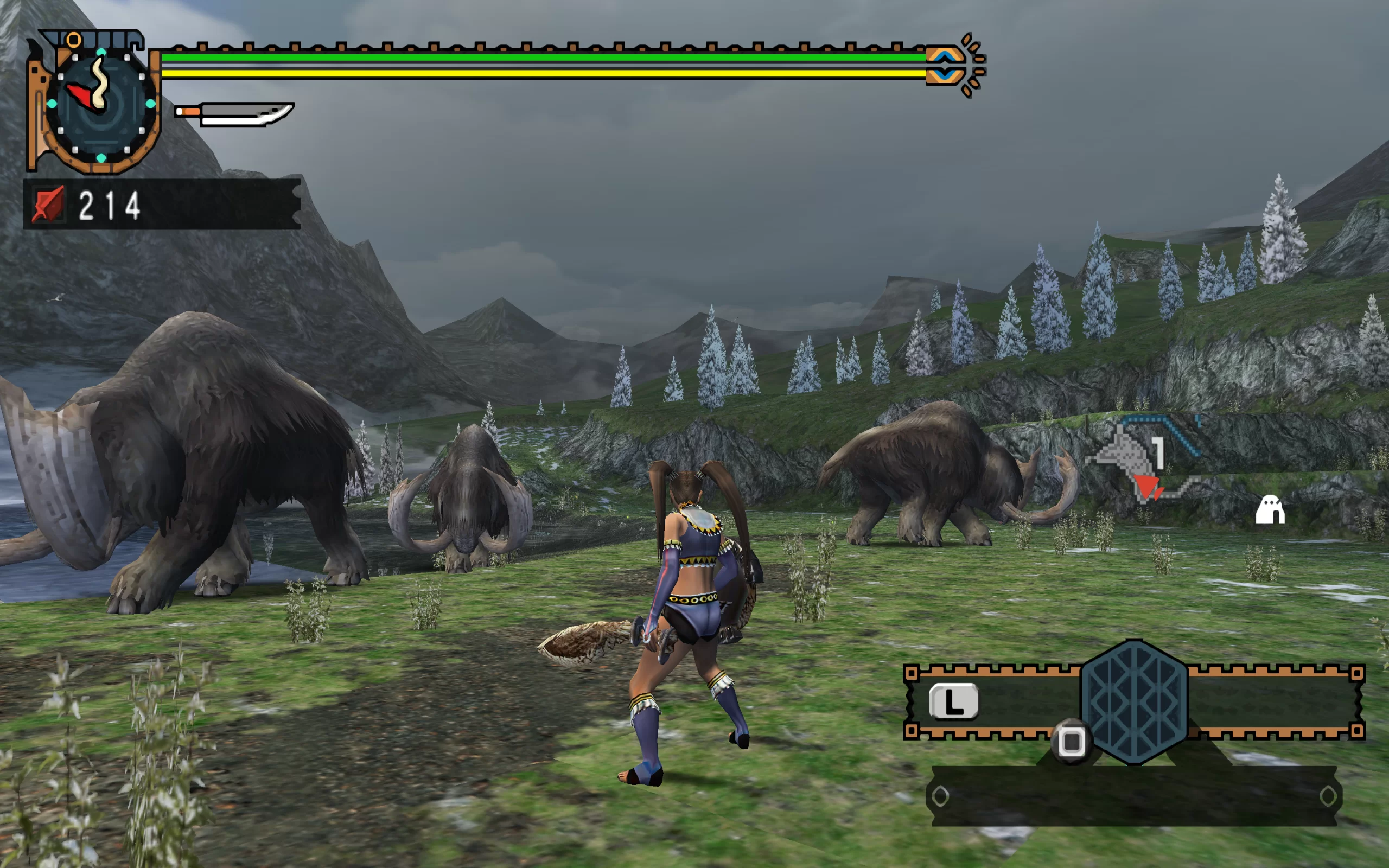 Monster Hunter Freedom Unite — скриншот 1