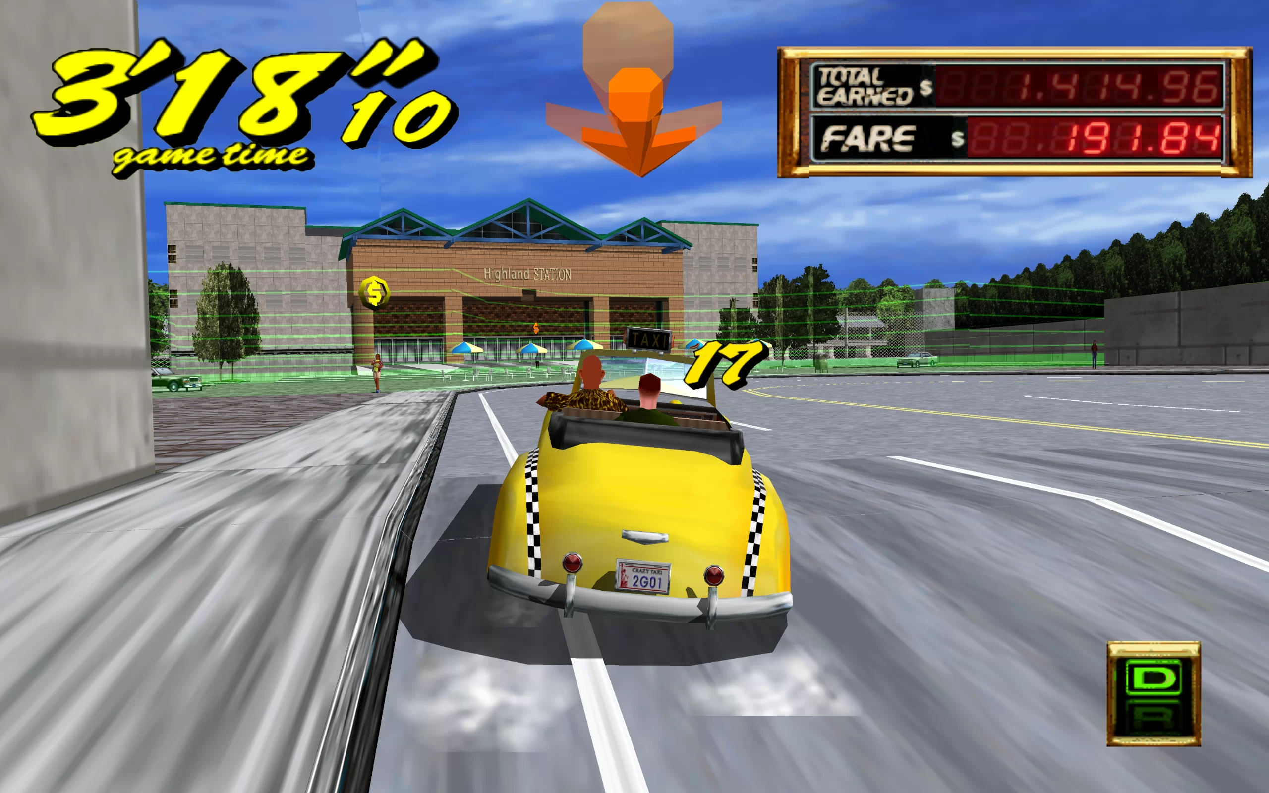 Crazy Taxi: Fare Wars — скриншот 1