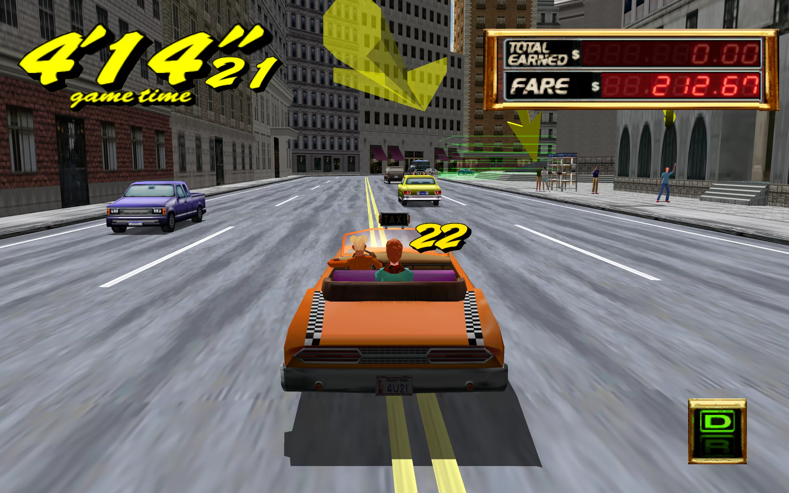 Crazy Taxi: Fare Wars — скриншот 4