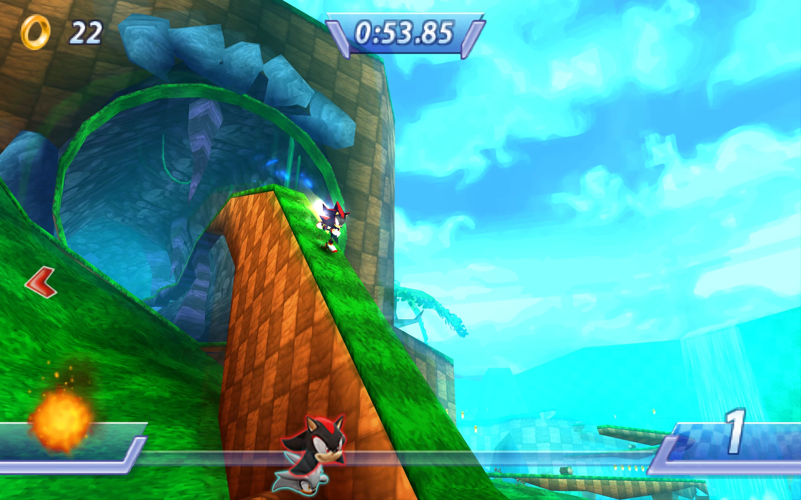 Sonic Rivals — скриншот 1