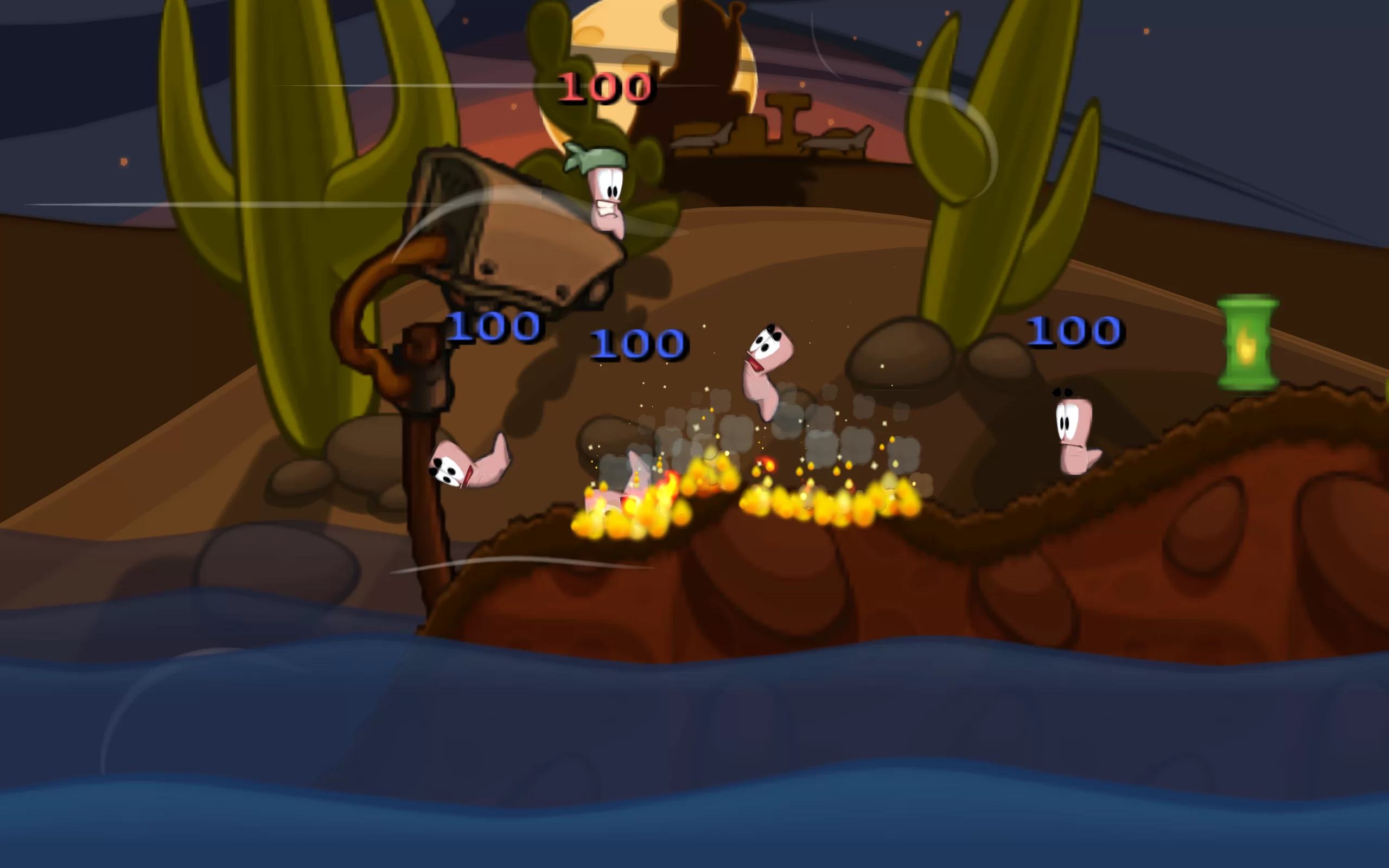 Worms: Battle Islands — скриншот 1