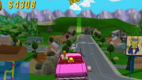 The Simpsons: Road Rage — скриншот 1
