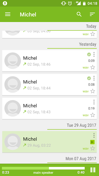 Call Recorder - SKVALEX — скриншот 3