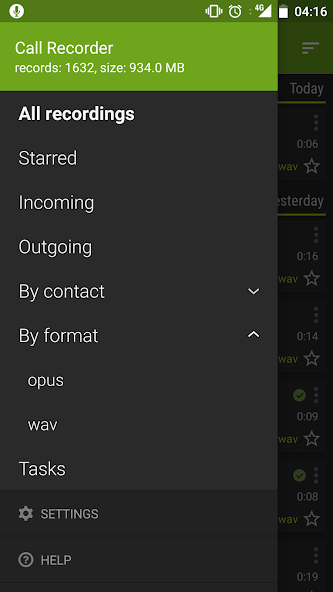 Call Recorder - SKVALEX — скриншот 1